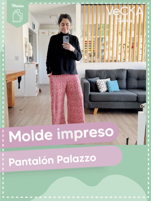 Molde en papel pantalón Reto Cosé con propósito